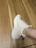 斯凯奇（Skechers）运动鞋女糕糕鞋女士绑带休闲运动鞋小白鞋厚底增高 乳白色/OFWT 35 实拍图