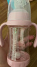 格林博士新生儿玻璃防胀气倒置奶瓶宽口径手柄吸管奶瓶婴幼儿宝宝奶瓶 蓝色玻璃180ml（S奶嘴） 实拍图