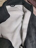 皮尔卡丹（pierre cardin）品牌摇粒绒男士外套春秋款立领夹克抓绒卫衣宽松外穿开衫冲锋上衣 加绒加厚摇粒绒灰色 M 实拍图