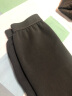 日着设计师品牌2024年春季新款显瘦宽松绿色运动休闲束脚哈伦裤子 静黑 L 晒单实拍图