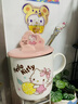 HELLO KITTY（凯蒂猫）520礼物送礼三丽鸥陶瓷马克杯带盖手机支架杯个性创意杯子喝水杯 凯蒂猫-陶瓷手机支架杯380ml 实拍图