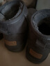森馬（Senma）时尚潮流经典男靴套脚加绒保暖雪地靴男710430702 承德灰 42码 实拍图