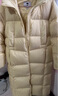 森马（Semir）90%鸭绒羽绒服女长款宽松显瘦冬季轻暖连帽外套防水109724113001 实拍图