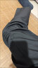 NASA GISS休闲裤男宽松直筒阔腿裤潮流运动长裤子 黑色 (175/80A)L  晒单实拍图