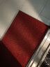 轩皇世家防水防滑地垫丝圈可裁剪门垫进门入户可裁剪塑料厨房脚垫家用地垫 钉底黑红(20mm厚) 60cm*90cm 1件数 实拍图