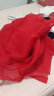 曼瑞莱萁棉红布布料结婚用大红布红棉布红布块中国风乔迁红绸布红色棉布 纯棉红布[80cm宽]3米长. 晒单实拍图