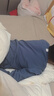 恒源祥儿童内衣套装纯棉男童青少年秋衣秋裤 男孩中大童学生全棉睡衣家居服 中领活力蓝140 实拍图