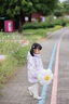 巴拉巴拉童装女童棉服两件套秋冬装儿童宝宝防水印花连帽外套精致潮流户外 紫色调00377 110 实拍图