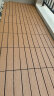 塑木地板户外阳台自铺庭院室外防腐木露台院子简易木塑拼接地板 直纹-红木色 【1片】 晒单实拍图