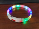 楚克奇（CHUKCHI）宠物狗项圈发光USB充电式LED电子项圈狗狗夜光脖圈中型颈圈防丢器 七彩流水 S码周长约38CM 实拍图