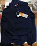 山人运动太极服男春夏季新款高端品牌练功服套装飘逸短袖太极拳练功服女士 藏青-长袖套装 XL 实拍图