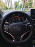 晴雨线 适用于丰田方向盘套真皮汽车把套卡罗拉雷凌凯美瑞汉兰达荣放RAV4锋兰达威兰达威驰致炫亚洲龙狮 丰田纳帕E款-黑色-圆形【不带车标】 实拍图