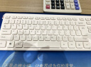 Lecoo无线键盘鼠标套装轻音超薄办公商务游戏键鼠套装笔记本电脑通用防泼溅标准104键 KW-201(白色) 无光 实拍图