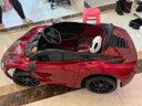 携手迈凯伦儿童电动车四轮宝宝汽车可坐人男女小孩遥控玩具跑车儿童车 旗舰白全功能+软轮+合金壳锂电瓶 实拍图