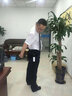 九牧王【垂感强】25春夏新款 商务正装抗褪色宽松直筒通勤西裤男 黑色合体版 新-0153 33 码腰围=2.52尺84厘 实拍图