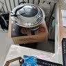 豪森40CM燃气灶专用铸铁尖底双耳炒锅不粘锅生铁锅家用老式手工大铁锅 尖底40cm有盖 实拍图