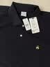布克兄弟（BrooksBrothers）男士夏季新品金羊刺绣珠地网眼修身短袖Polo衫 1001-白色 L 实拍图