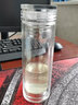 壹滴水（edish）玻璃杯双层耐热水晶茶杯商务男女玻璃杯子办公泡茶杯礼品 圆形直杯 300ml 实拍图