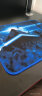 灵蛇（LINGSHE）鼠标垫 320*270*2mm家用办公游戏鼠标垫 办公鼠标垫大号 精密包边防滑可水洗P03蓝色 实拍图