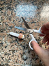 沃德百惠（WORTHBUY）婴儿辅食剪刀不锈钢食物剪研磨器可爱小剪刀宝宝便携外带辅食工具 辅食剪-小熊款 实拍图