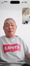 Levi's李维斯情侣美式宽松印花时尚简约舒适潮流纯棉圆领短袖T恤 灰色0003 A9224-0003 2XL 实拍图