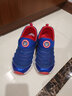 巴布豆（BOBDOG）毛毛虫童鞋秋冬季男童软底休闲鞋儿童运动鞋女 宝蓝（镂空） 37 适合脚长22.6cm 实拍图