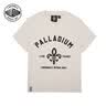 帕拉丁（PALLADIUM）运动T恤纯棉印花短袖T恤时尚百搭舒适男女同款短袖 178011-232-香草冰色 M 实拍图