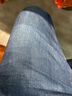 简徒薄款纯棉牛仔裤男宽松直筒阔腿加肥加大码男装休闲长裤高腰肥佬裤 怀旧蓝【无弹】 薄款 32 /2尺5 实拍图