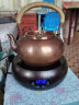 友茗堂友茗堂 电陶炉电茶炉家用煮茶器烧水茶具不挑壶光波电磁炉1001 紫铜色 实拍图