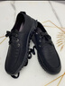 卡帝乐鳄鱼休闲皮鞋男软底舒适驾车鞋子男士时尚商务休闲鞋 30963 黑色 42 实拍图