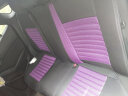 欧玛奴汽车座套四季通用全包围亚麻汽车坐垫夏季布艺座垫座椅套适用于 豪华版黑紫色 马自达3昂克赛拉马6阿特兹CX5 实拍图