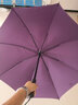 天堂伞直柄伞直杠伞长柄伞加大双人伞可定制企业logo商务8骨半自动伞 藏青色-直把手 实拍图