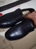 意尔康男鞋日常休闲皮鞋套脚舒适柔软单鞋 6541ZE97689W 黑色 40 实拍图