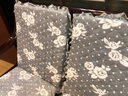 花语缤纷 加厚防滑沙发坐垫 红木实木沙发垫 长椅垫可拆洗带靠背 灰玫瑰 50*45*高度60(高密度海绵) 实拍图