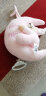 布丁果BUDINGGUO粉色小熊月亮拉线八音盒毛绒玩具男孩女孩宝宝婴儿助眠玩具 实拍图