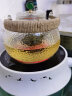 玉兰香 耐高温加厚玻璃煮茶壶电陶炉加热烧水壶家用茶具泡茶壶小型煮茶器套装 绿色珠900ML(单壶) 实拍图