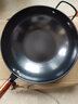 天喜（TIANXI）铁锅炒锅家用炒菜锅无涂层不粘锅老式燃煤气灶电磁炉中秋节礼品 【不粘不易锈】无盖 34cm 实拍图