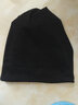 NZTK帽子男士秋冬户外加绒保暖套头帽韩版针织帽两用纯色宽松包头帽子 黑色（加绒） 实拍图