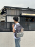 OSOCE双肩包男士15.6寸电脑包大学生书包女士旅行背包2024新款 灰色大号 实拍图