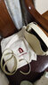 拉菲斯汀门票福桶包2025新款真皮单肩斜挎包女小众手提水桶包 621896 椰奶白【头层牛皮大号】 实拍图