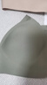 素肌良品经典果冻条舒适无痕软支撑无钢圈小胸微聚收副乳文胸内衣女秋冬 媚茶绿 【经典果冻条】 L (80A、80B、80C) 实拍图