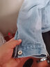Prato Lee牛仔外套男潮流牛仔衣服男韩版浅蓝色牛仔夹克男春秋款修身学生 浅蓝色 XXXL 实拍图