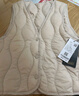 雅鹿羽绒马甲女年秋冬新款轻薄保暖时尚贴身大衣内搭V领背心 米色 M 推荐100-110斤 实拍图