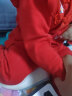 初缘鹿女宝宝婴儿衣服春秋红色连体衣唐装公主一周岁礼服抓周百岁宴套装 花开富贵长款分体2件套 90 晒单实拍图
