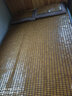 长相思麻将凉席竹席夏季麻将席竹凉席宿舍单双人床夏天席子可折叠 千鸟格双布筋+防滑包底+底可拆洗 三件套-凉席150*195cm+2个枕套 实拍图