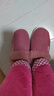回力包跟棉拖鞋女秋冬季灯芯绒保暖室内防滑居家棉鞋加绒加厚毛拖鞋 紫红色 【偏小一码】 36-37 实拍图