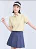 佐丹奴polo衫女夏季新款翻领上衣珠地布修身短袖POLO衫女05311399 80标志海军蓝 L 实拍图