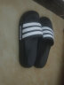 阿迪达斯 （adidas）拖鞋男鞋女鞋 2025夏季新款情侣运动鞋洗澡耐磨透气沙滩凉鞋子 F35543/黑色/白/主推 42 实拍图