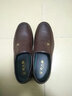 老人头男鞋春夏季镂空商务休闲皮鞋男牛皮耐磨防滑牛筋套脚爸爸鞋大码 棕色四季牛筋款 38 实拍图