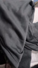 加绒加厚长袖t恤男圆领套头衫保暖打底衫秋衣男装上衣服不倒绒DWG 白色 3XL 修身偏小 实拍图